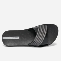 Mule IPANEMA noire à brides croisées