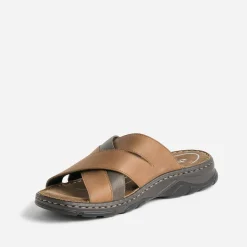 Mule TBS marron en cuir