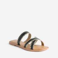 Mule TEXTO noire en cuir