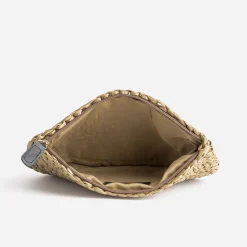 Pochette beige à patch étoile