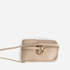 Pochette-téléphone tactile TEXTO beige