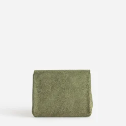 Porte-monnaie kaki 3 compartiments