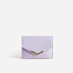 Porte-monnaie lilas format enveloppe