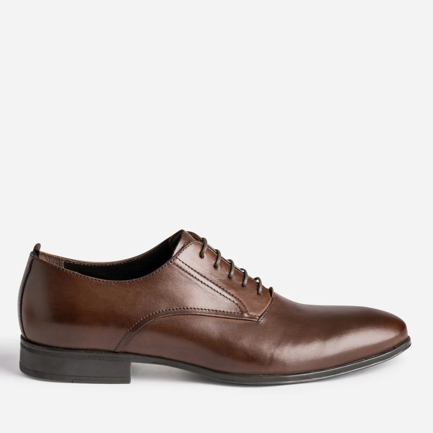 Richelieu marron en cuir
