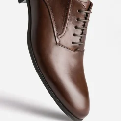 Richelieu marron en cuir