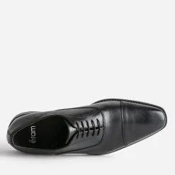 Richelieu noir en cuir