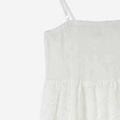 Robe TEXTO écrue en broderie anglaise
