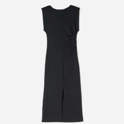 Robe-tube longue TEXTO noire