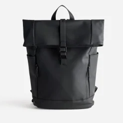 Sac à dos noir mat toucher gomme