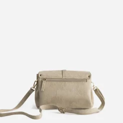 Sac à main beige suédé