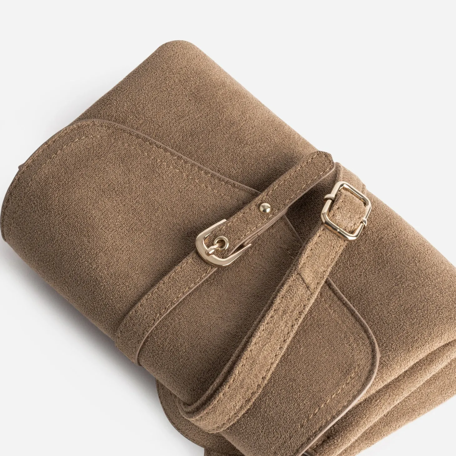 Sac à main marron suédé