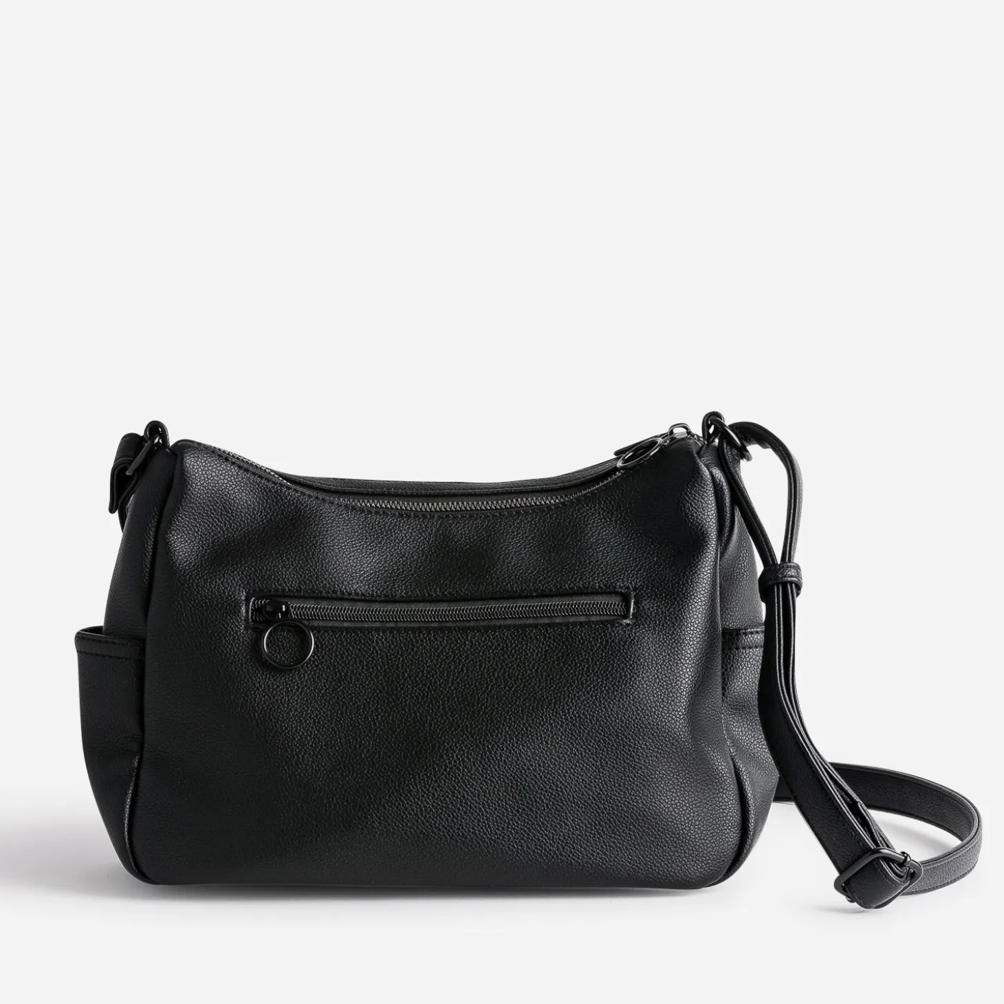 Sac à main noir à 2 compartiments