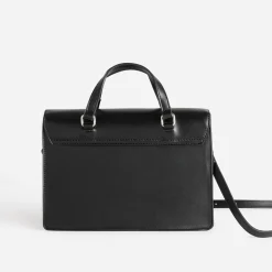 Sac à main noir double porté