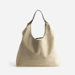 Sac à main TEXTO beige suedé