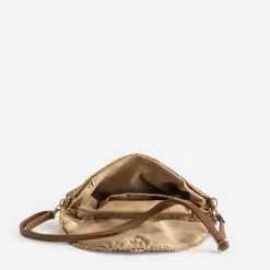 Sac à main TEXTO beige tressé