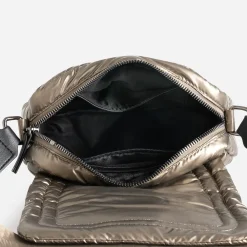 Sac à main TEXTO bronze matelassé