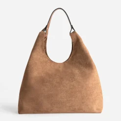 Sac à main TEXTO cognac suédé