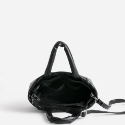 Sac à main TEXTO noir matelassé