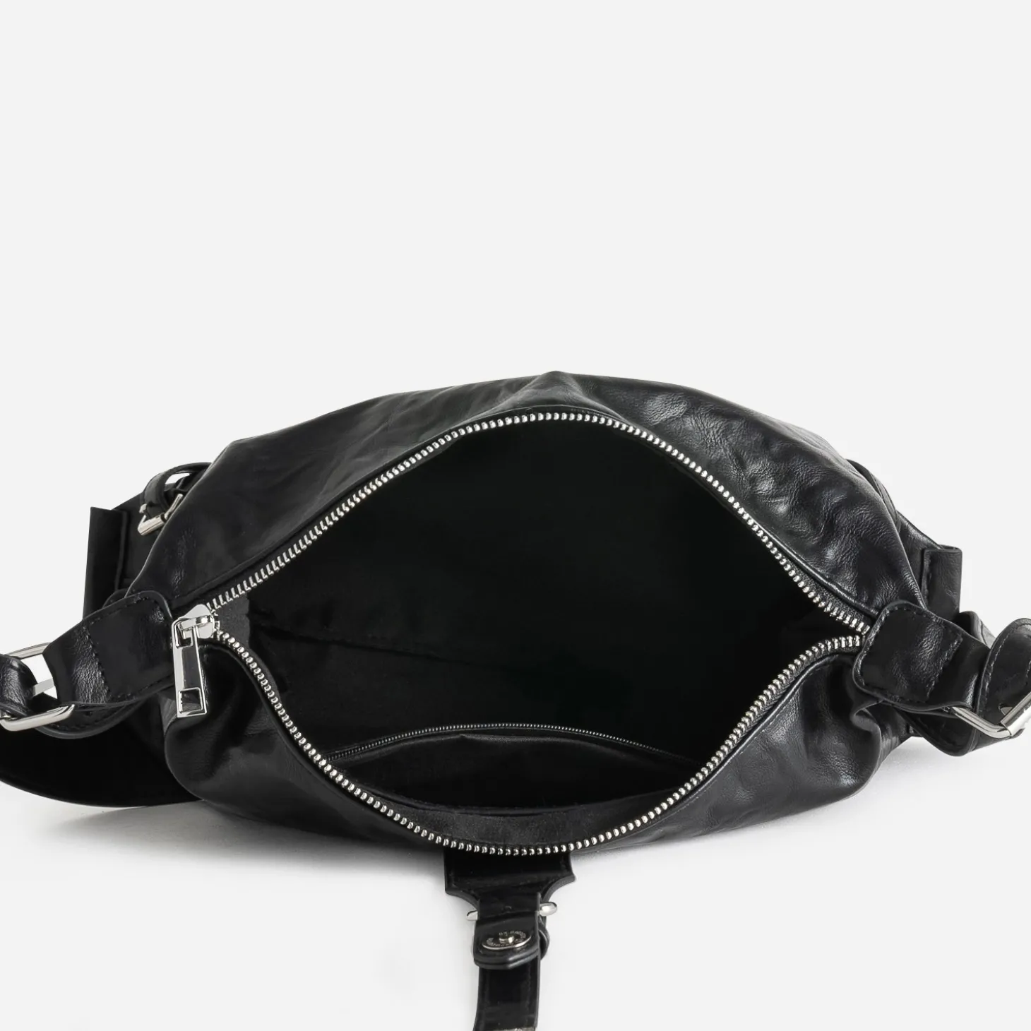 Sac à main TEXTO noir souple