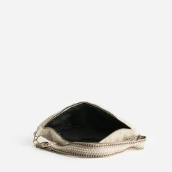 Sac banane écru sherpa bouclette