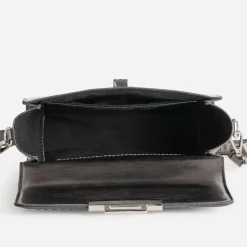 Sac bandoulière gun métallisé métalleries gris argenté