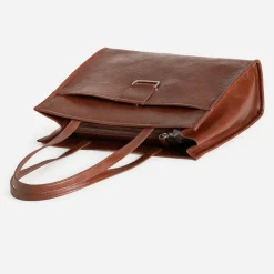 Sac cabas TEXTO marron