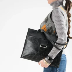 Sac cabas TEXTO noir