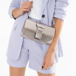 Sac gris métallisé