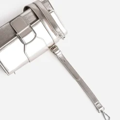 Sac gris métallisé