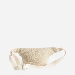 Sac-banane enfant écru en bouclette