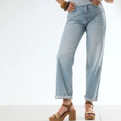 Sandale à talon TEXTO marron clair cuir velours