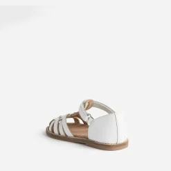 Sandale BUGGY blanche en cuir