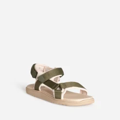 Sandale BUGGY kaki à scratchs