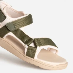 Sandale BUGGY kaki à scratchs