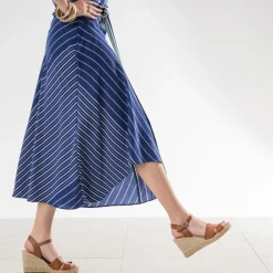 Sandale compensée cognac cuir