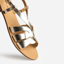 Sandale dorée
