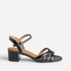 Sandale ERAM FLEX bleu marine en cuir