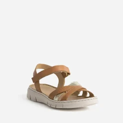 Sandale FRANCE ARNO cognac cuir