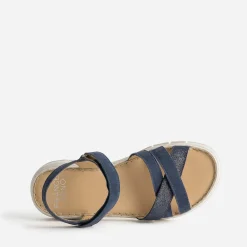 Sandale FRANCE ARNO marine cuir nubuck