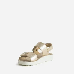 Sandale GEOX dorée à scratchs