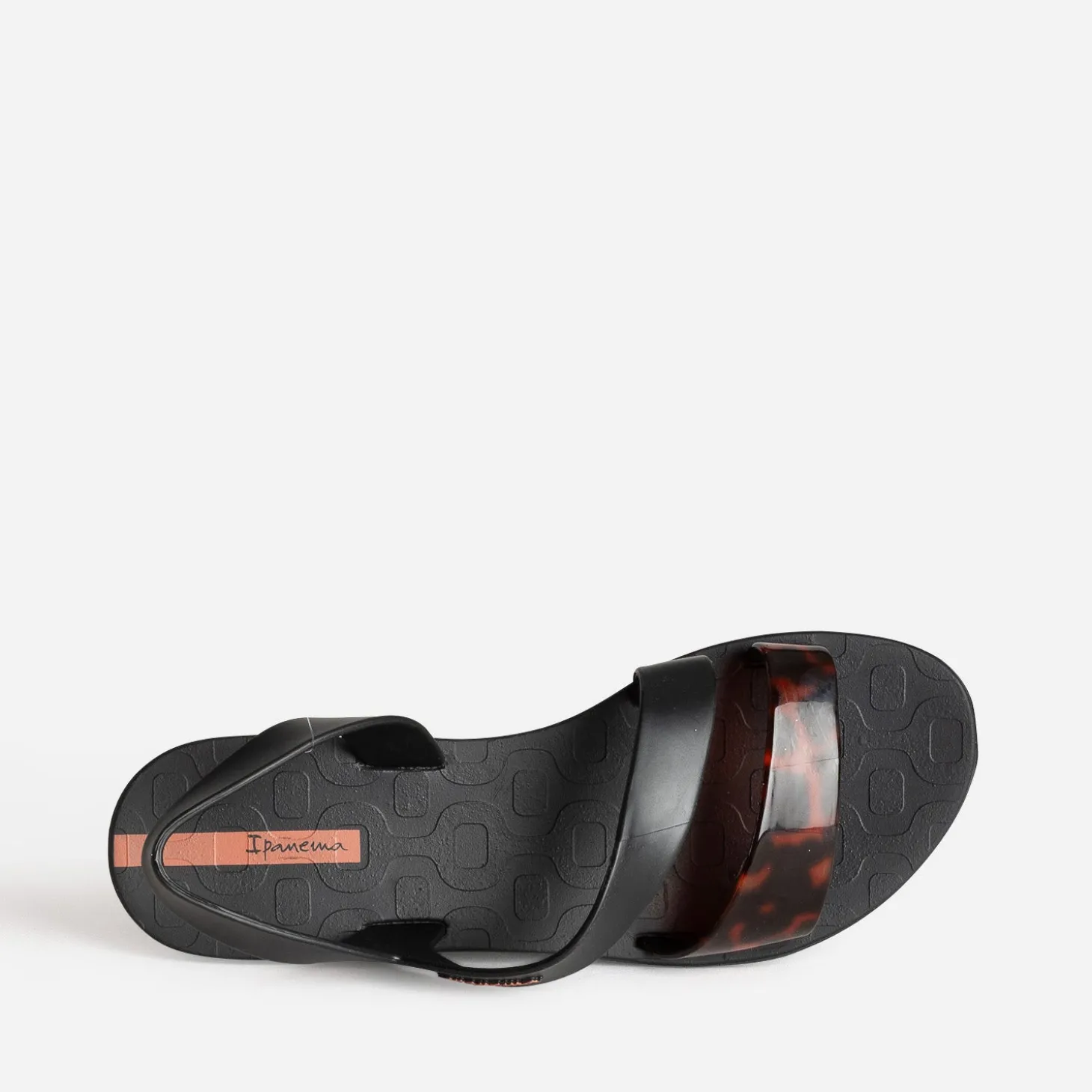 Sandale IPANEMA noire bride écaille