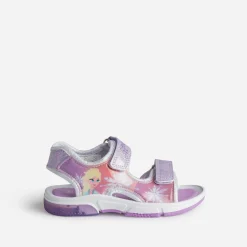 Sandale LA REINE DES NEIGES lilas semelle lumineuse