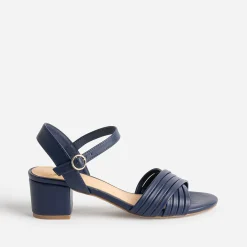 Sandale marine à brides tressées