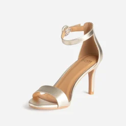Sandale or à talon fin