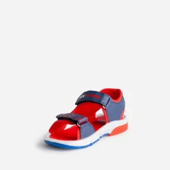 Sandale PAT PATROUILLE marine et rouge semelle lumineuse