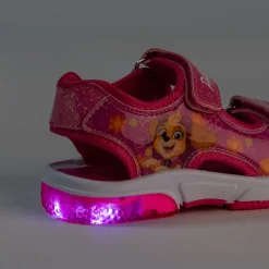 Sandale PAT PATROUILLE rose semelle clignotante