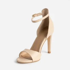 Sandale stiletto TEXTO beige