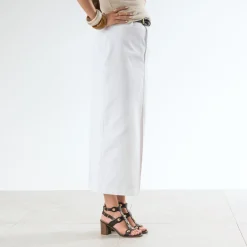 Sandale TEXTO marron cuir détails bijoux