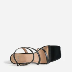 Sandale TEXTO noire à talon