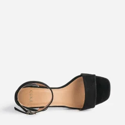 Sandale TEXTO noire suédée